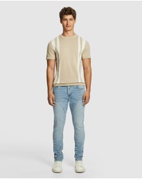 yd. - Teddy Stripe Knitted Tee
