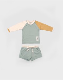 WITH LOVE FOR KIDS - Swim Long Sleeve Rashie Set - Babies - Kids