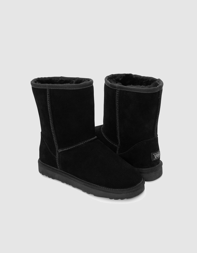 Ozwear Connection Uggs - Ugg Boots Genuine Australian Sheepskin Unisex Short Classic Suede