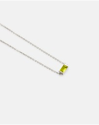 Kirstin Ash - Baguette Birthstone Bracelet August Peridot