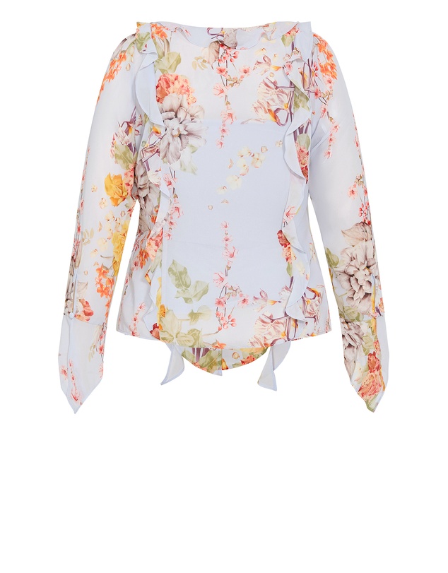 City Chic - Sweet Nothings Frill Top