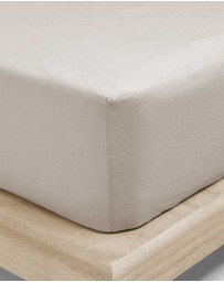 Aura Home - Emile Linen Fitted Sheet