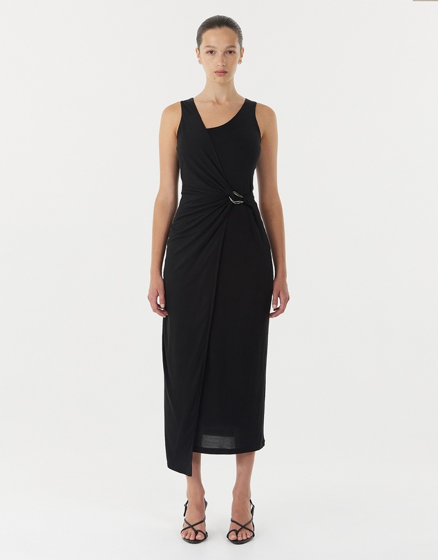 Third Form - Stirling Twist Cross Over Midi Dress