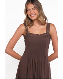 Petal & Pup - Alandra Maxi Dress - Brown