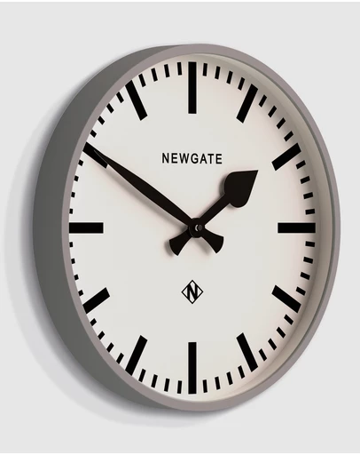 Newgate - Newgate Railway Clock Grey