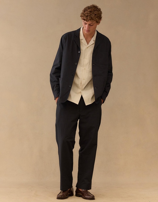 Charlton  - Deconstructed Seersucker Suit Jacket