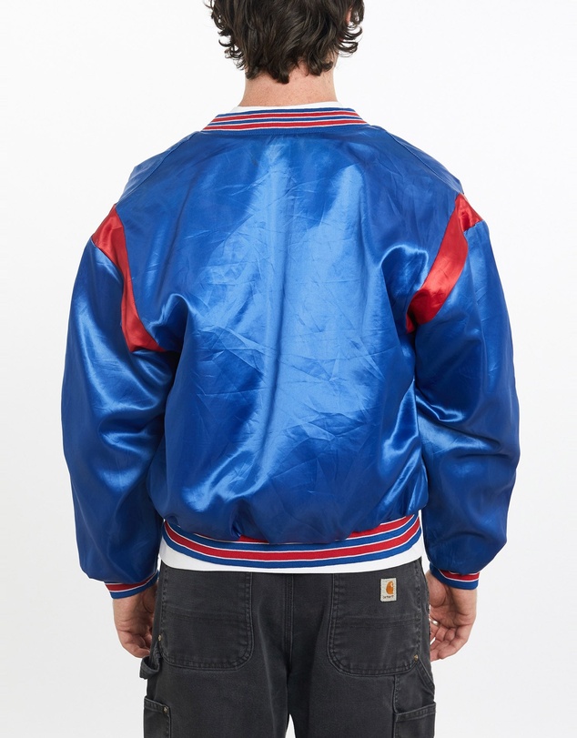 Vintage by The Real Deal - Pre Loved - Vintage 80s NFL New York Giants Satin Bomber Jacket