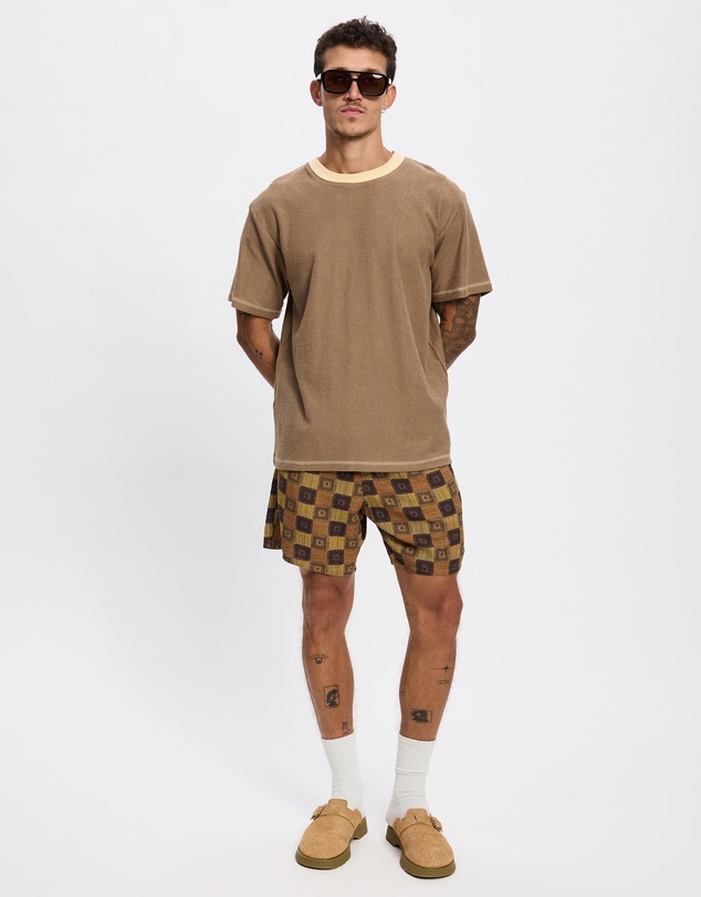 Rhythm - Contrast Vintage Terry SS T-Shirt