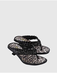 Melissa - MELISSA THONG KITTEN HEEL + GANNI