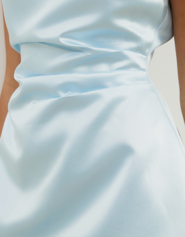 Atmos&Here - Rosie Structured Satin Mini Dress