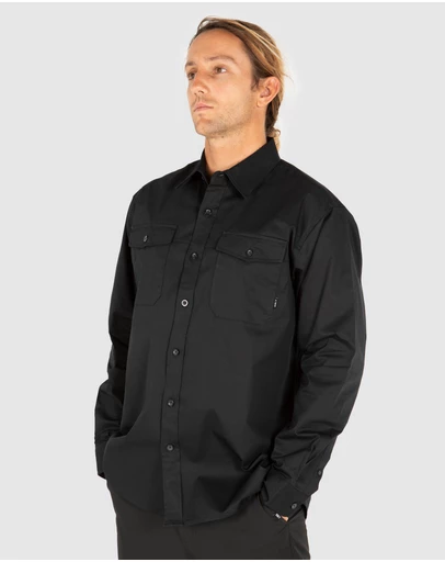 UNIT Workwear - UNIT Mens Long Sleeve Task Work Drill Shirt