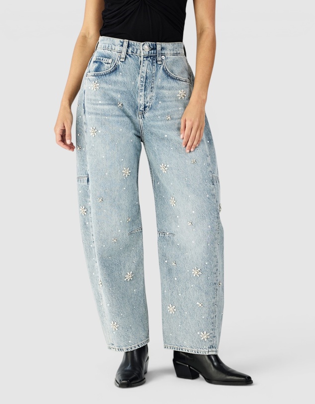 rag & bone - Charlie High-Rise Ankle Barrel Jeans