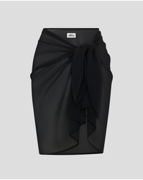 Vacay Swimwear - Catalina Sarong Black