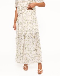 Petal & Pup - Vanessa Maxi Skirt Set - Green Leaf