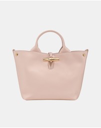 Longchamp - Le Roseau Leather Handbag Sm