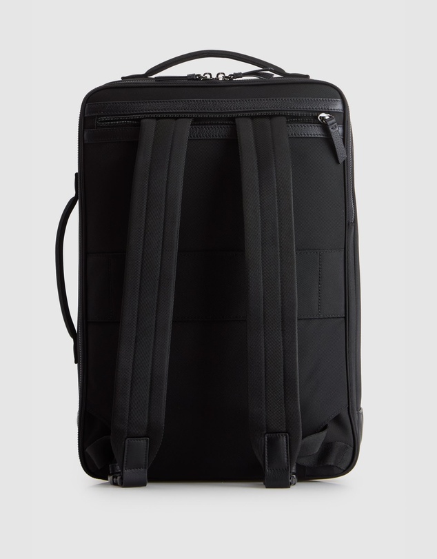 Evity - Theo Nylon/Leather Backpack