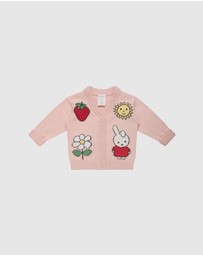 Kynd Baby - Miffy Knit Cardigan in Soft Pink