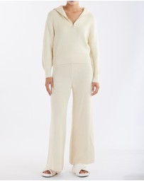 Amelius - Eline Knit Quarter Zip Polo