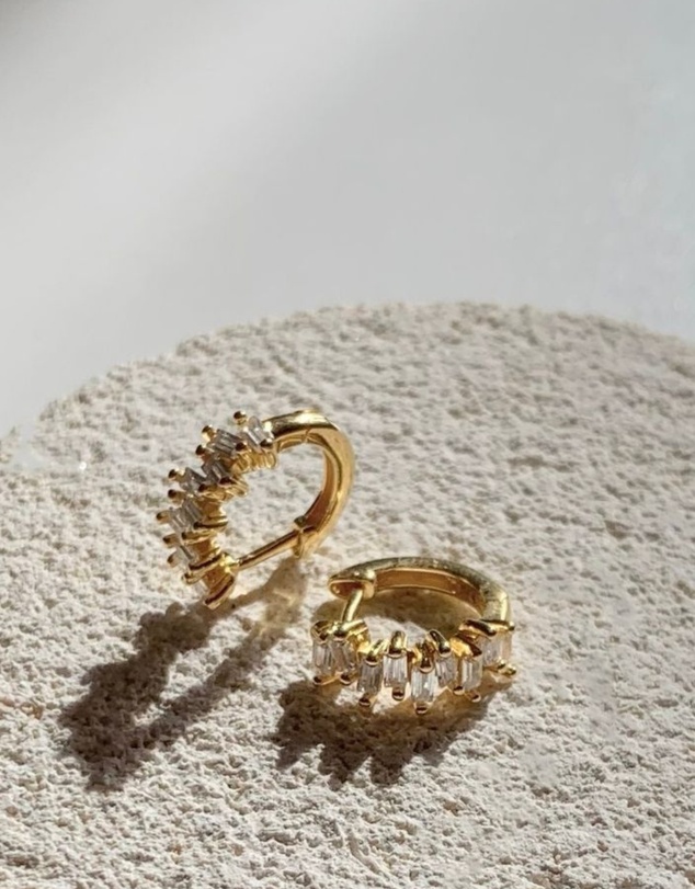SAINT VALENTINE - Biarritz Mini Hoops - Gold