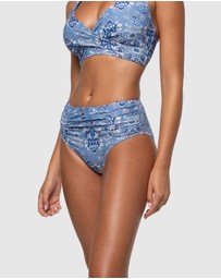 Nip Tuck Swim - Safira Brigitte Ruched Bikini Pant
