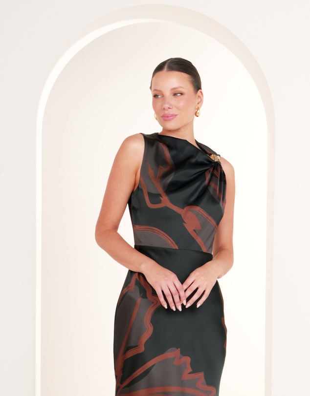 Pilgrim - Somer Drape Shoulder Dress