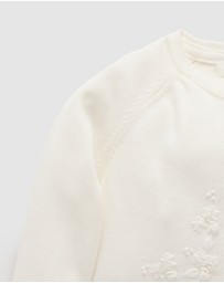 Purebaby - Embroidered Cardigan - Babies-Kids