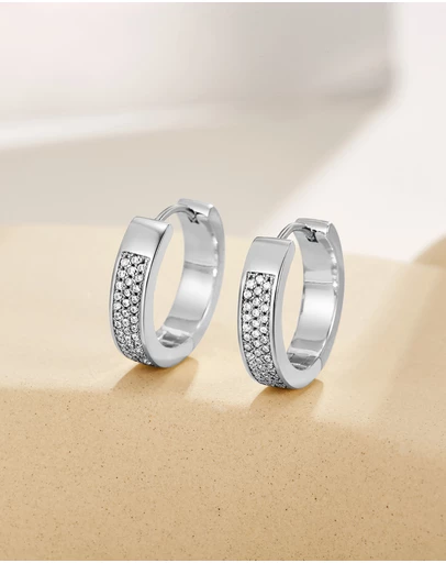 Mestige - Lara Earrings - Silver Plated