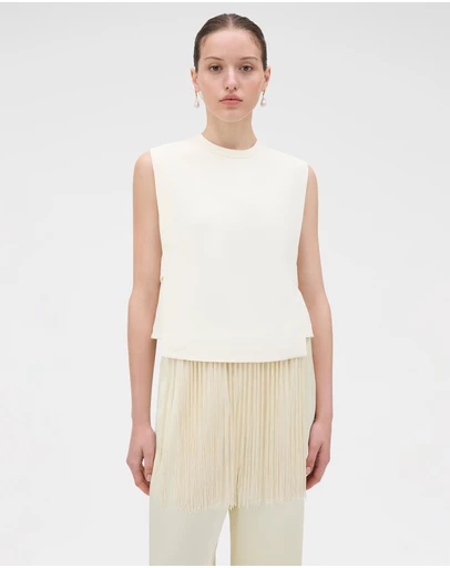 Oroton - Fringe Detail Top