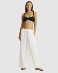 Sea Level Australia - Tidal Linen Palazzo Pant