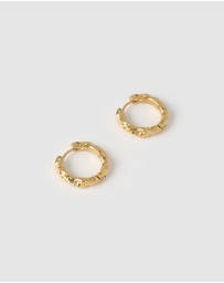 Arms Of Eve - Kira Gold Hoop Earrings - Maxi