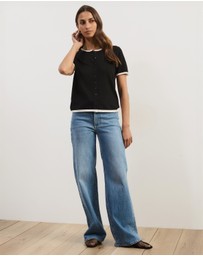 Atmos&Here - Brit Fine Knit SS Top
