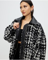 Grace Willow - Koko Tweed Oversize Jacket