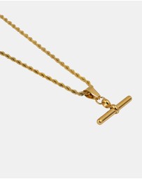 Zoe Olivia - Waterproof Twisted Chain FOB Necklace