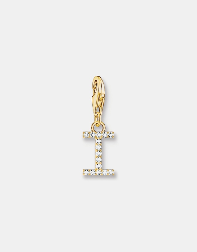 THOMAS SABO - Charm Pendant Letter I Gold Plated