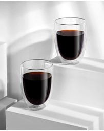 Mestige - Double Tempered Wall Glasses - 2 pack