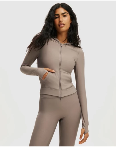 Cotton On Body Active - Fleece Lined Hooded Jacket