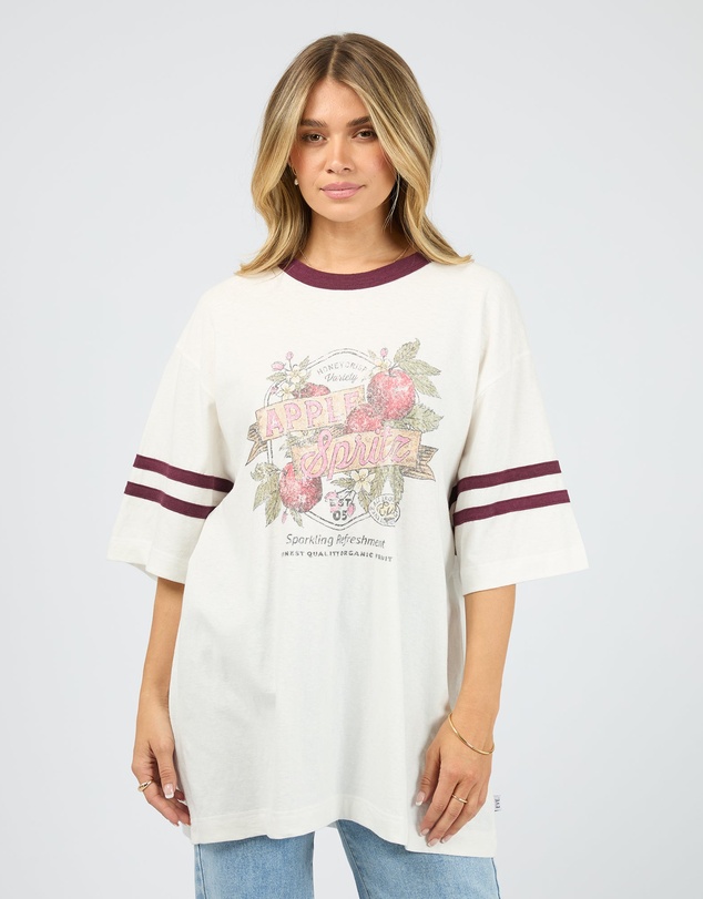 All About Eve - Spritz Time Oversized Tee Vintage White