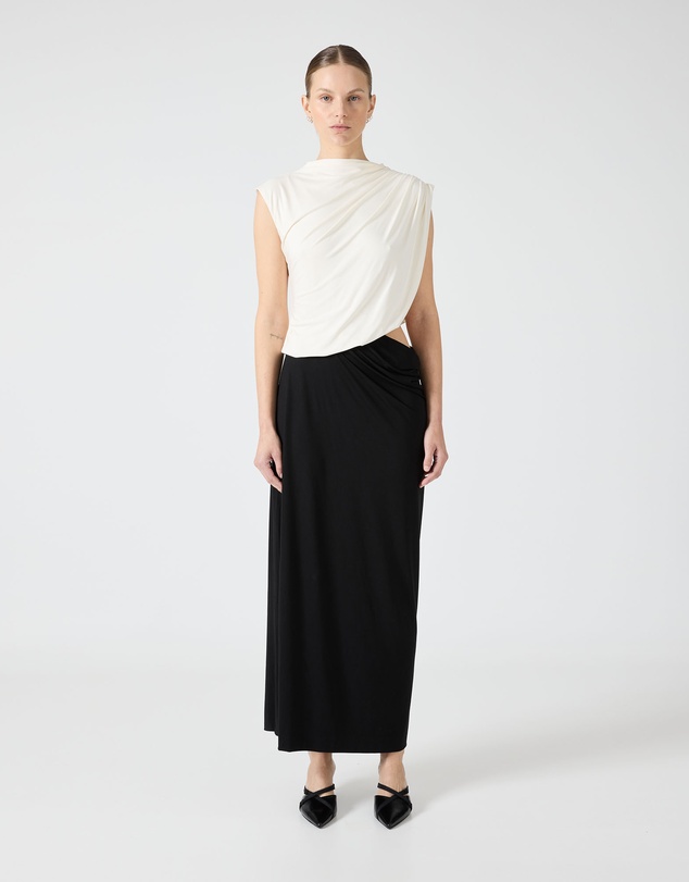 Third Form - Cascade Cutout Jersey Dress