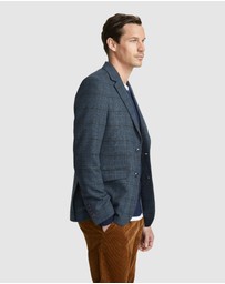 Oxford - Blake Wool Blend Check Blazer