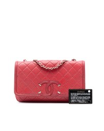 Pre-Loved by Azura Reborn - Pre-Loved Medium Quilted Caviar CC Filigree Flap