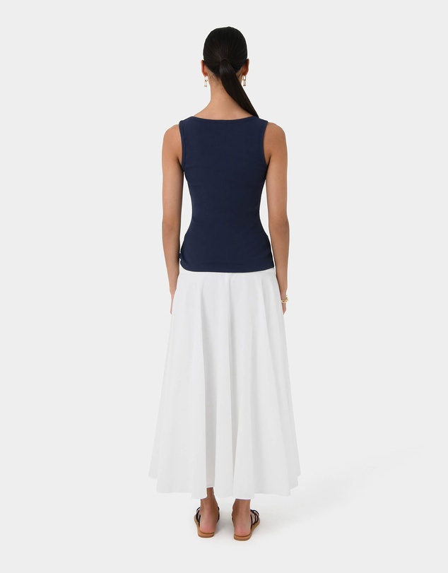 Forcast - Devin Ribbed Singlet Top