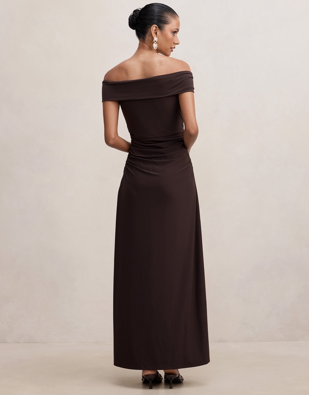Forever New Petite - Daisy Petite Bardot Neck Maxi Dress