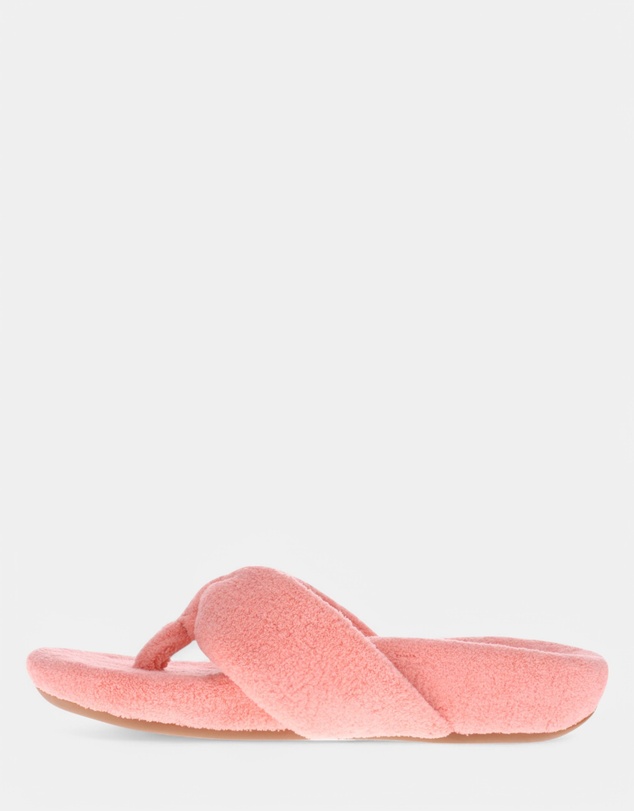 Mia Vita - Cozy Toe Post Slipper - Apricot