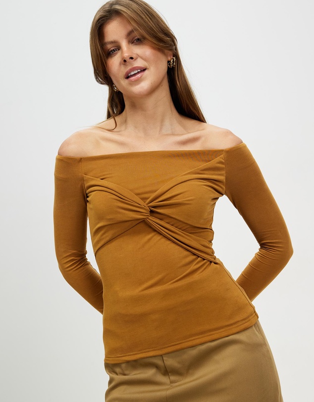 Third Form - Turn Around Off Shoulder Top