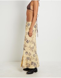 Subtitled - Tanisha Fishtail Maxi Skirt