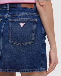 GUESS - GUESS JEANS Denim Mini Skirt