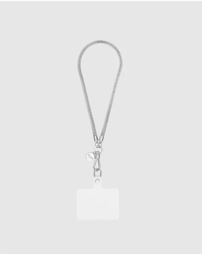 Kate Spade - Kate Spade Heart of Silver Phone Charm Wrist Strap