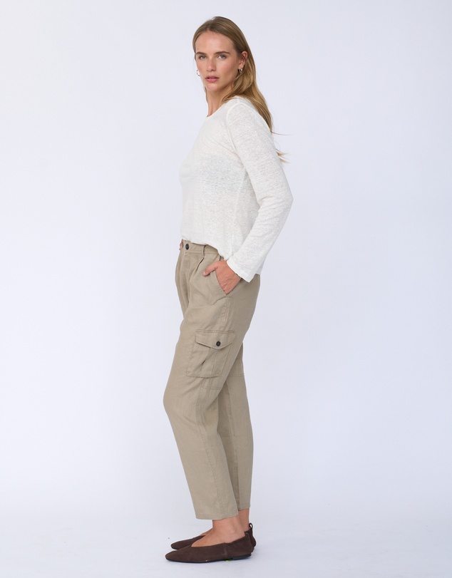 Amelius - Jordan Linen Tapered Pant