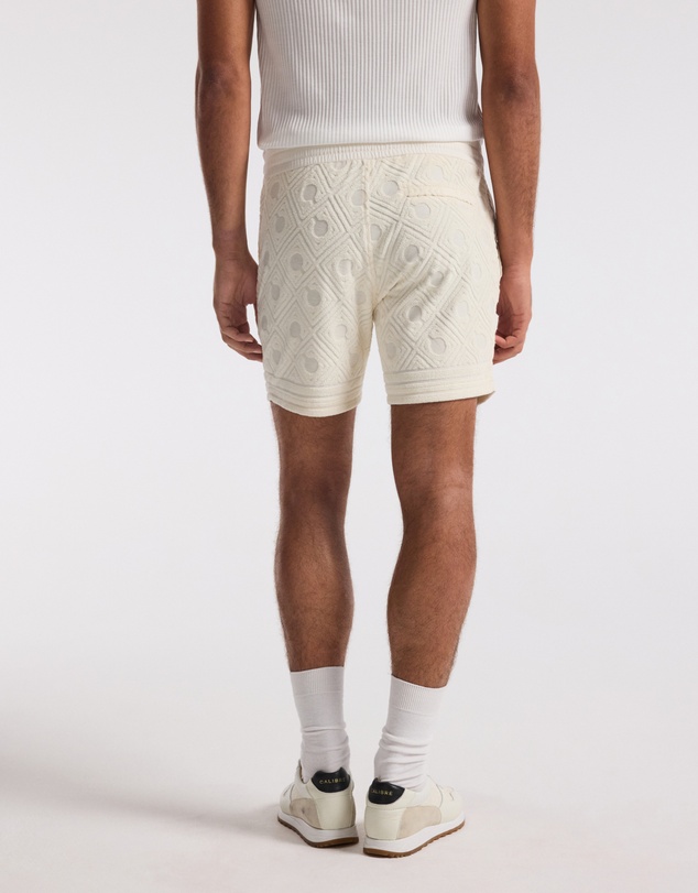 Calibre - Plush Terry Logo Shorts Ivory