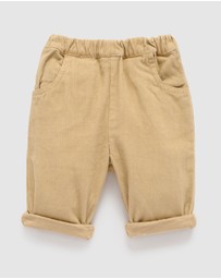 Purebaby - Lined Corduroy Pants -Kids-Babies